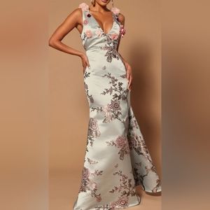 Beautiful floral gown